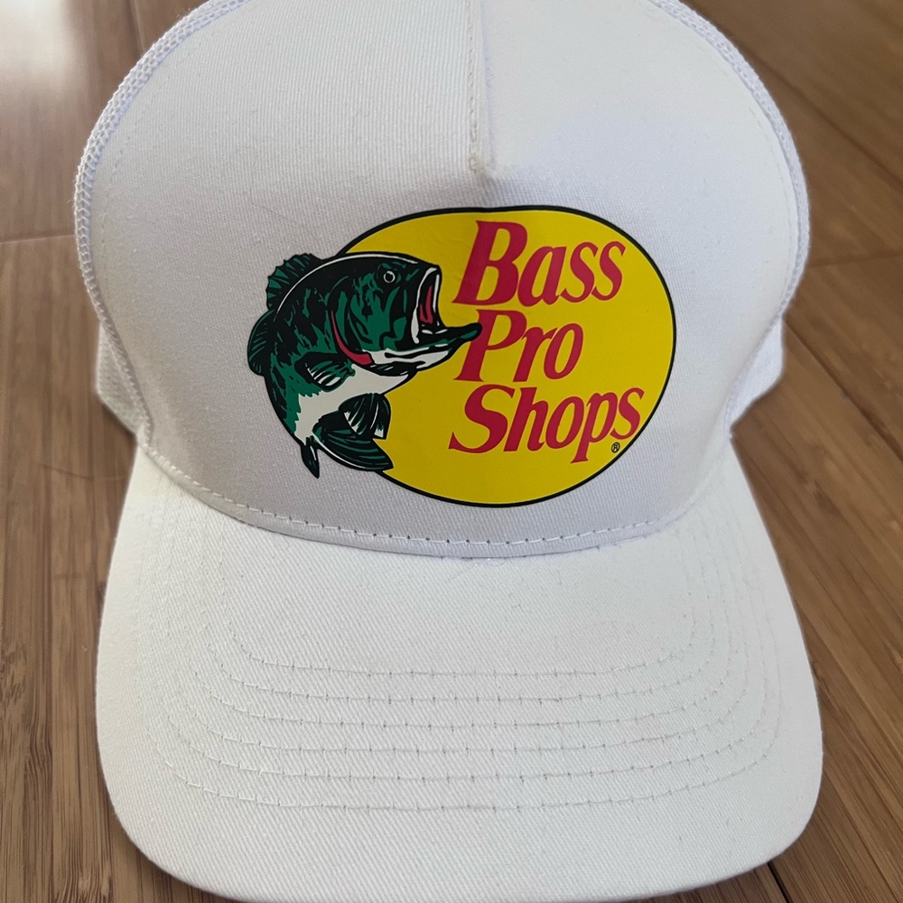 Bass Pro Shops Yellow and White Hat